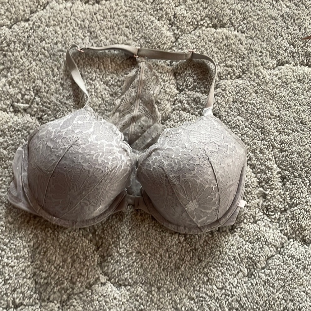 Lined Demi 34D bra gray- Victoria’s Secret